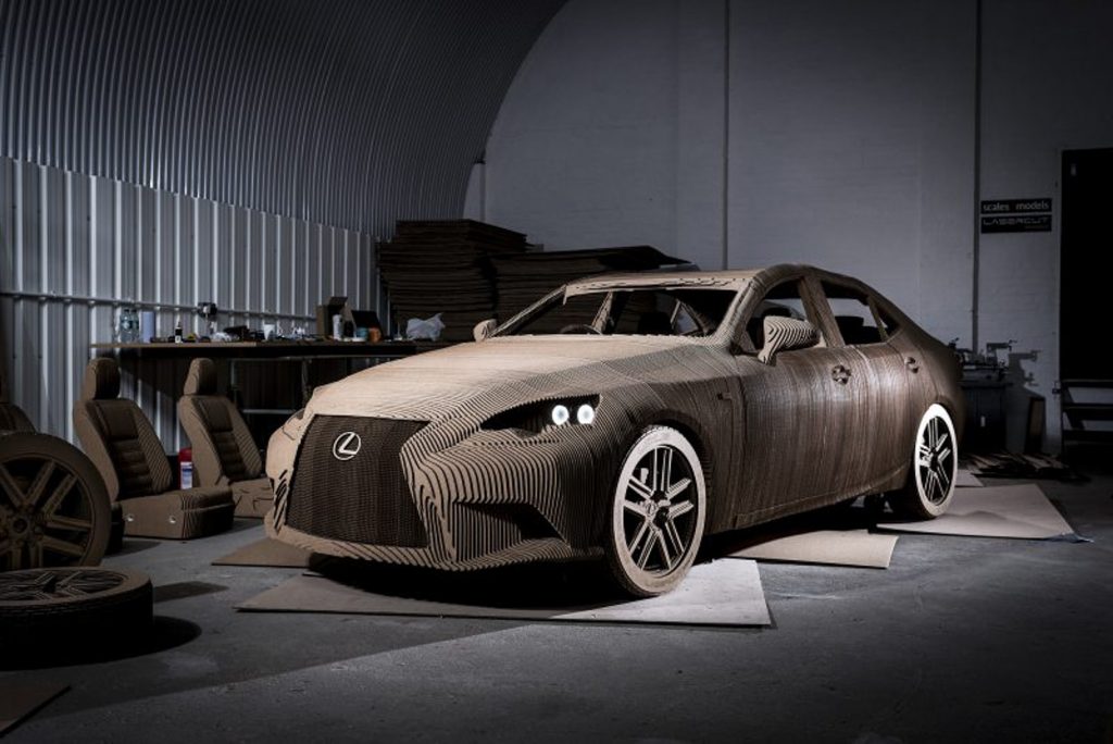 Lexus origami car