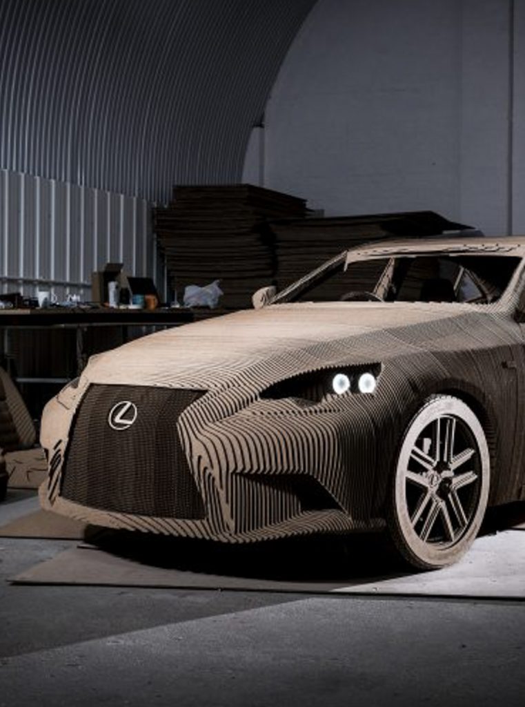 Lexus origami car