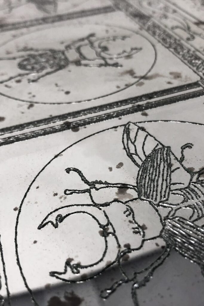 Daniel Heath Mirror engraving Project Scope: Laser Engraving