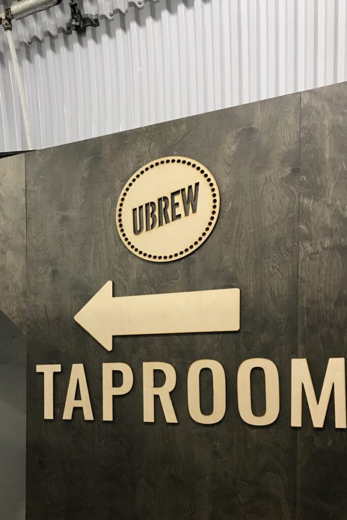 UBREW signage Project Scope: Laser Cutting