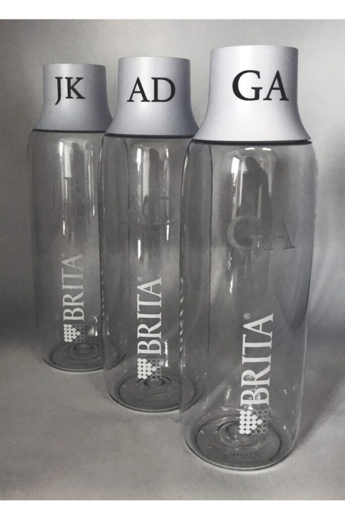 BC Partners Water Bottle Engraving