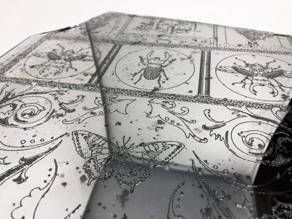 Daniel Heath Mirror engraving Project Scope: Laser Engraving