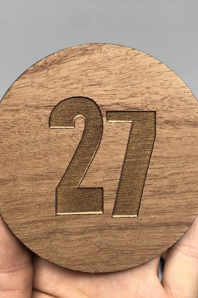 Restaurant 27 Wood Coasters