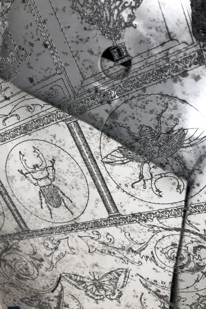 Daniel Heath Mirror engraving Project Scope: Laser Engraving