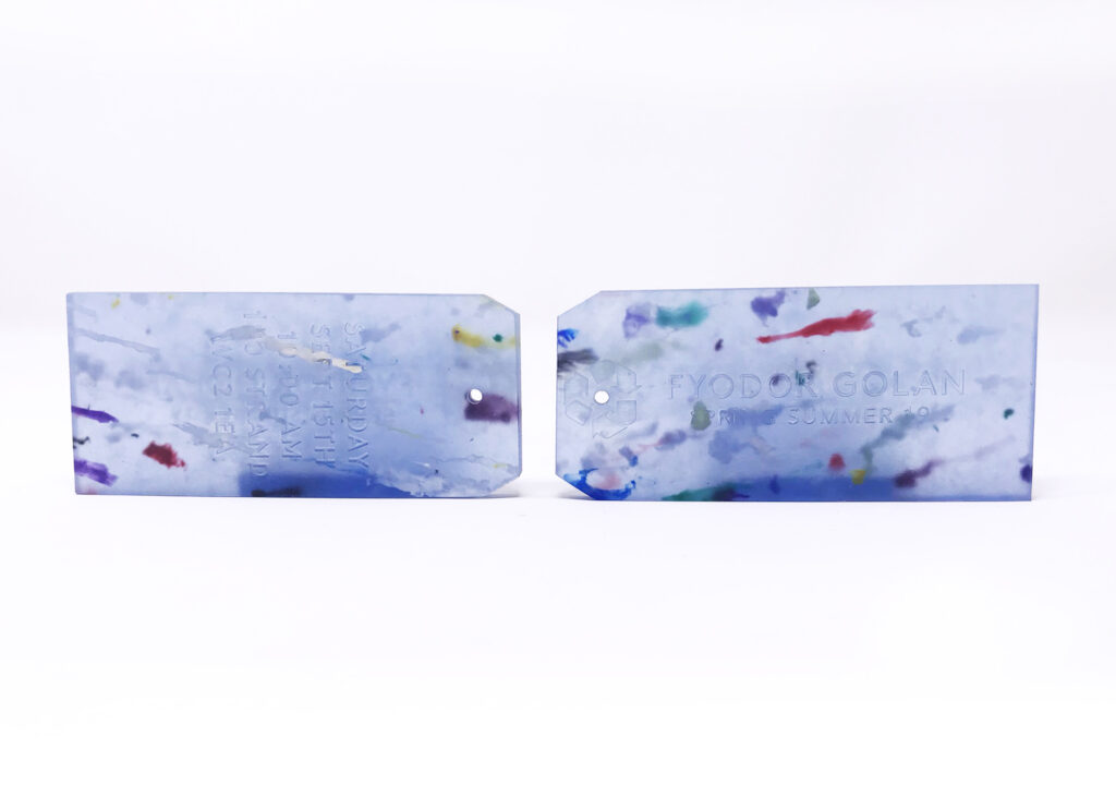 Fyodor Golan 100% Recycled Plastic Tags