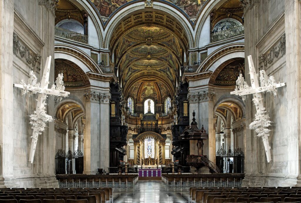 Gerry Judah Sculptures, St Paul’s Cathedral