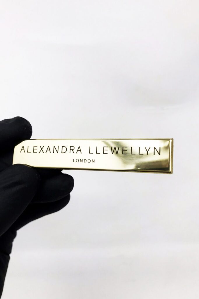 Alexandra Llewellyn Brass Plaques