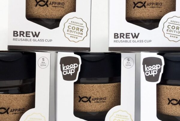 Appirio Brew Reusable Glass Cups