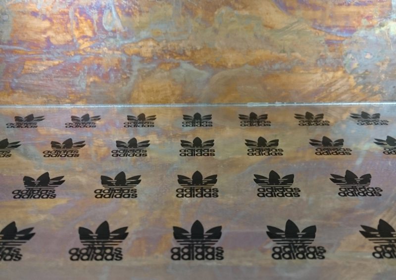 Sweet & Chilli Copper invitations and drinks tokens for futurehouse pop-up by Adidas